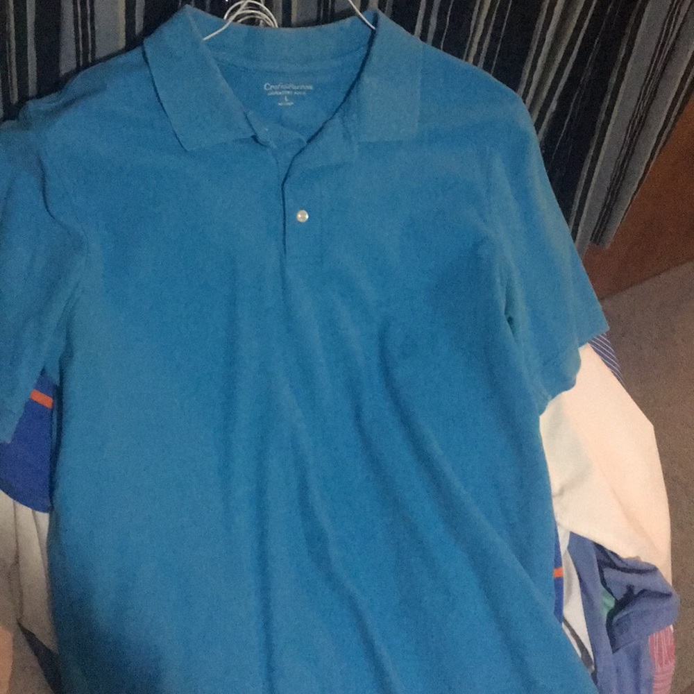 Sky blue polo